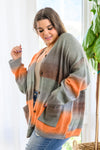Changing Leaves Long Sleeve Button Up Cardigan- small