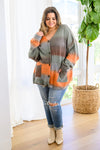 Changing Leaves Long Sleeve Button Up Cardigan- small