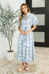 Budding Romance Collared Button-Down Dress