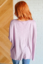 Face It Together Step Hem Pullover