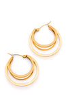 Get In Line Hoop Earrings