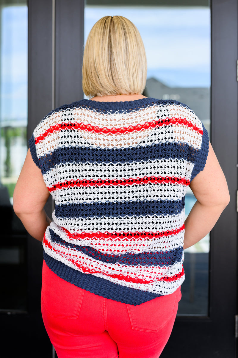 Home of the Brave Dolman Sleeve Top