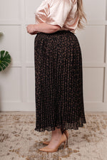 Just What You Wanted Floral Print Pleated Skirt