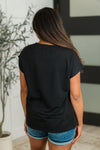 Not So Basic Pocket Tee in Black