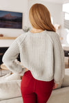 Roll on By Balloon Sleeve Sweater- Large