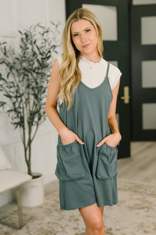 Venture Forth Spaghetti Strap Romper