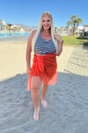 Wrapped In Summer Versatile Swim Cover in Orange