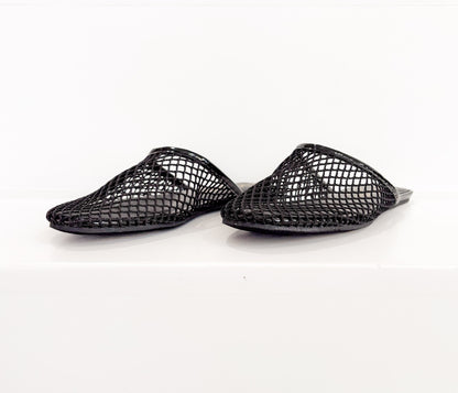 Brooklyn Flat Mule in Black
