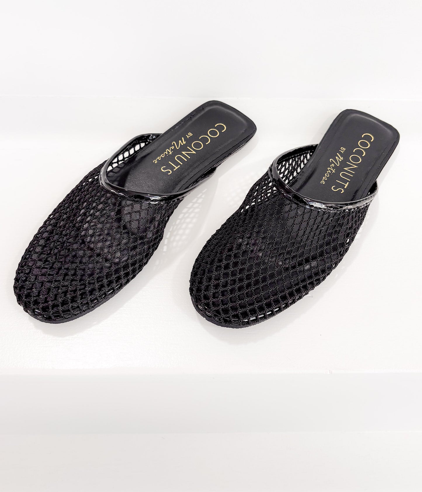Brooklyn Flat Mule in Black