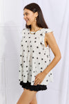 Heimish Shine Bright Full Size Butterfly Sleeve Star Print Top