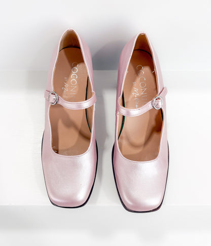 Matilda Platform Heel In Metallic Rose