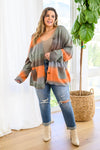 Changing Leaves Long Sleeve Button Up Cardigan- small