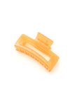 Jelly Rectangle Claw Clip in Sherbet