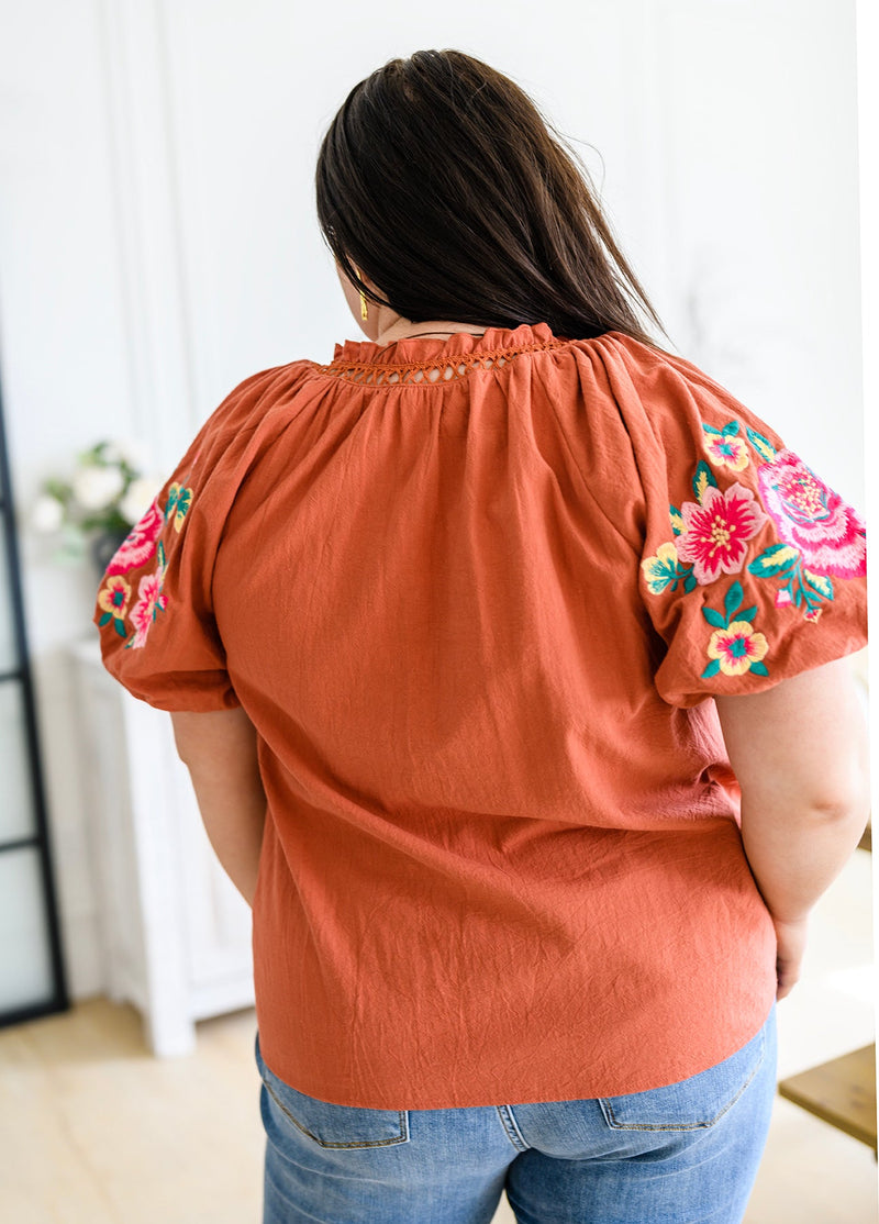 Luisa Embroidered Blouse